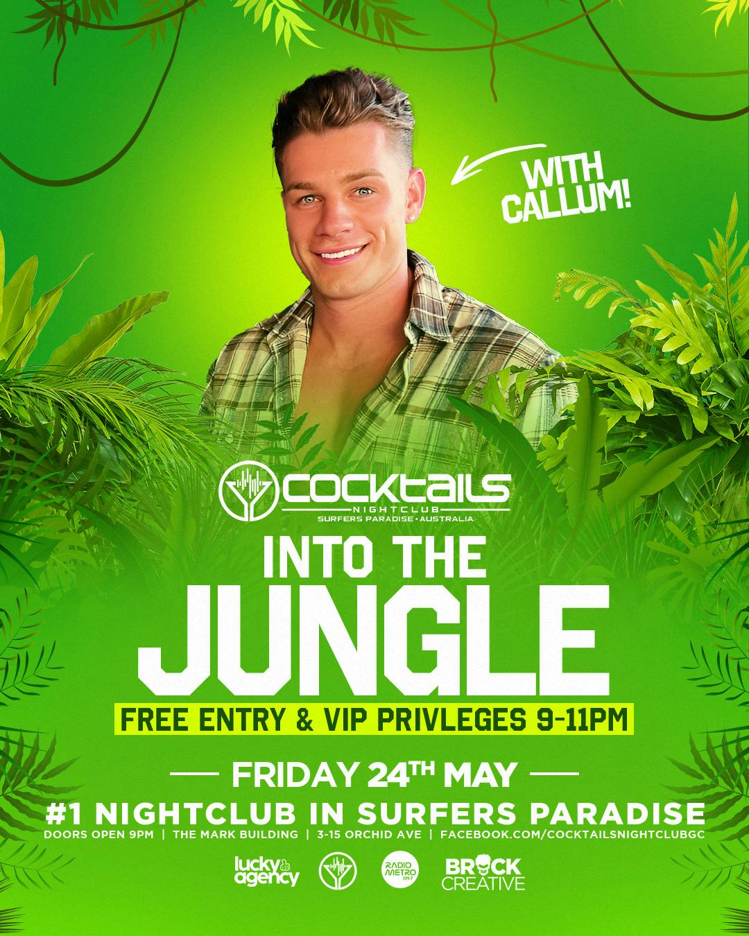 Cover image for INTO THE JUNGLE WITH CALLUM HOLE AT COCKTAILS!