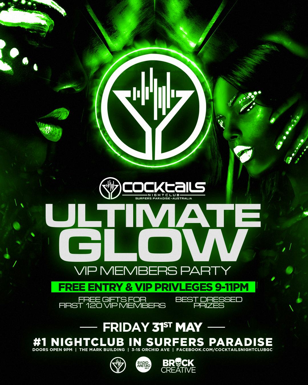 Cover image for ULTIMATE GLOW VIP MEMBERS PARTY!